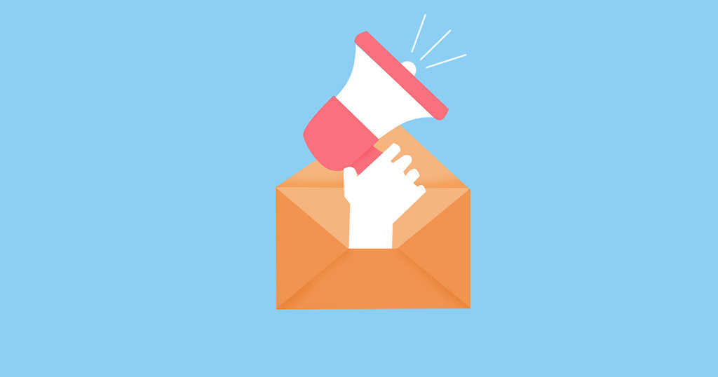 Email Marketing Fail: Using any email address to announce new business
