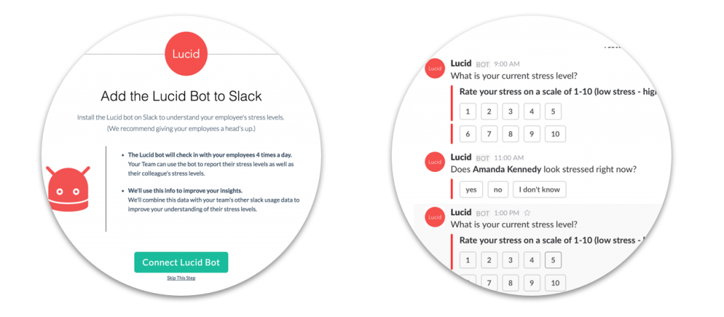 Lucid Slack connection